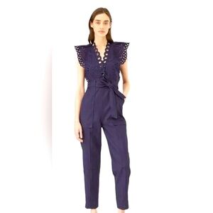 Rebecca Taylor V- neck jumpsuit